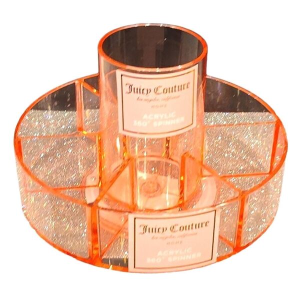 Juicy Couture Home Pink Acrylic 360° Spinner - Picture 8 of 9